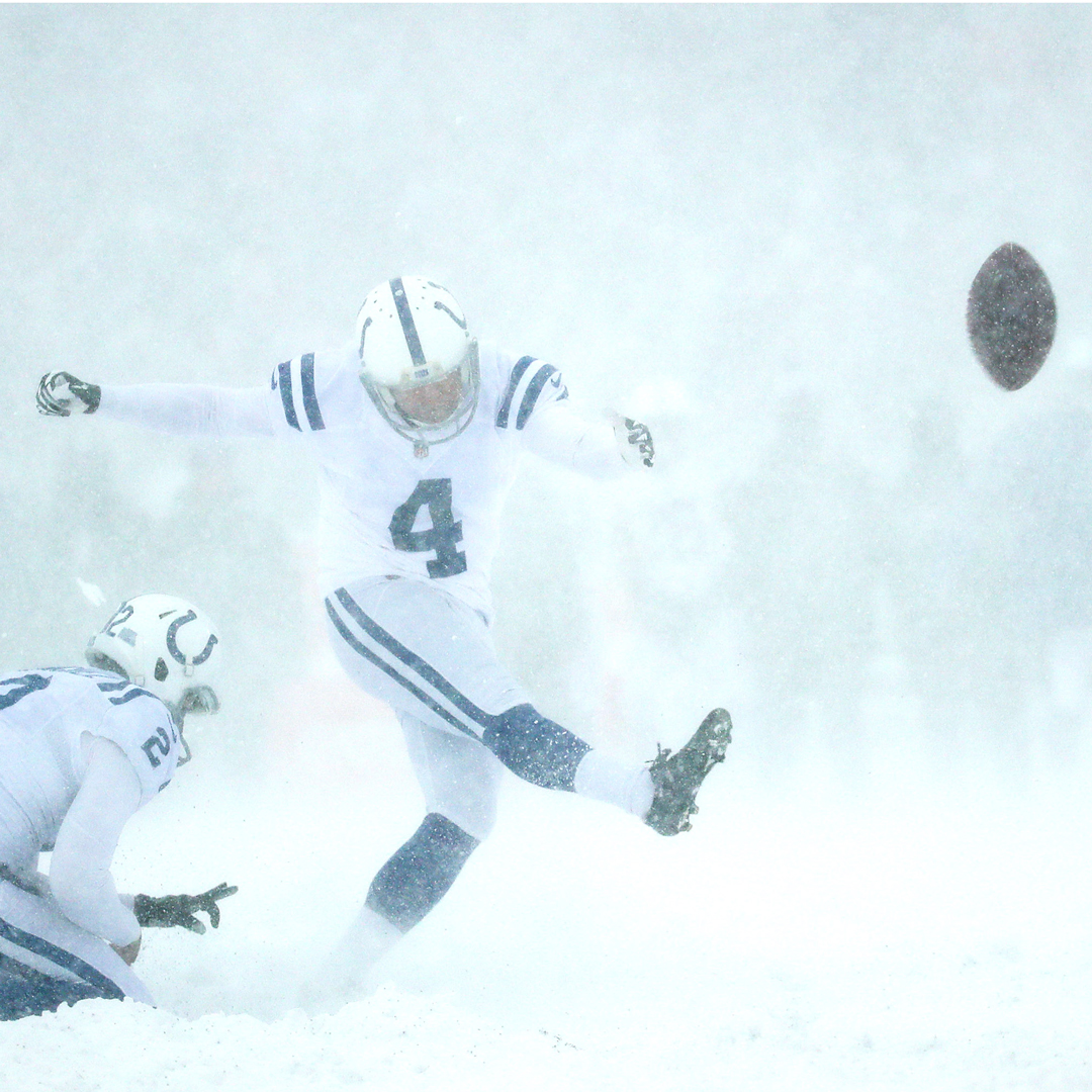 White out conditions blanket the field as Bills play Colts