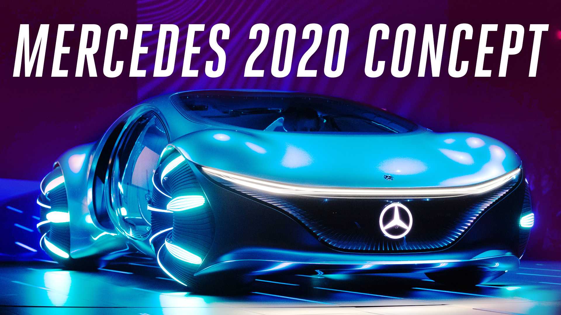 avatarinspired mercedesbenz VISION AVTR concept lands at CES 2020