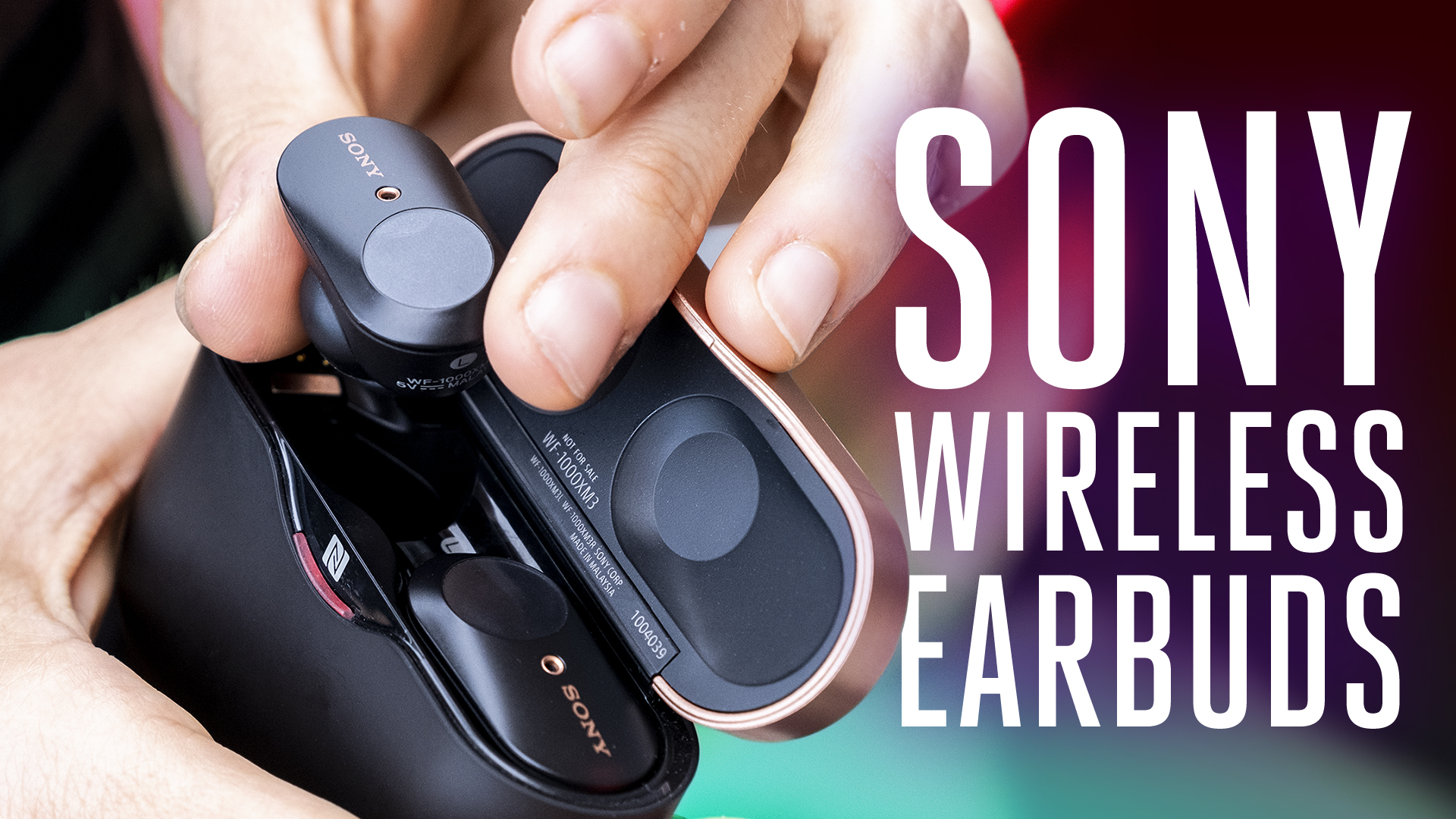 Sony WF-1000XM3 True Wireless Noise-Canceling In-Ear Earphones (Black)  WF1000XM3/B