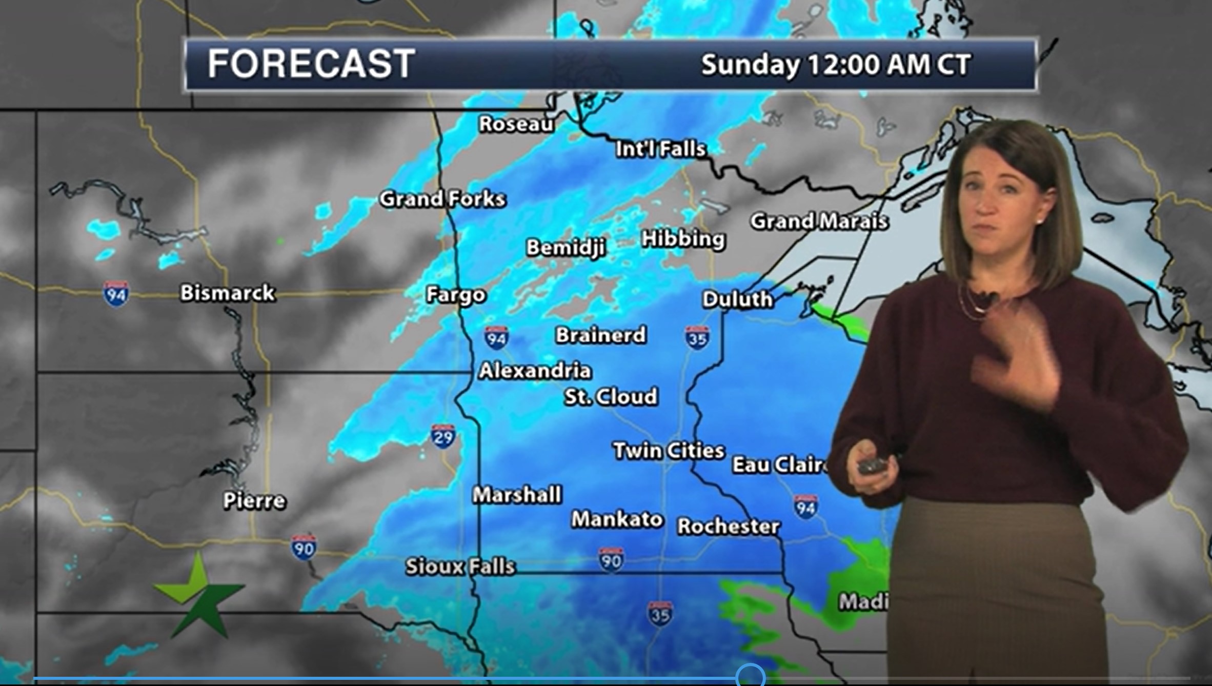 Afternoon forecast: Snow starting with 3-6" expected