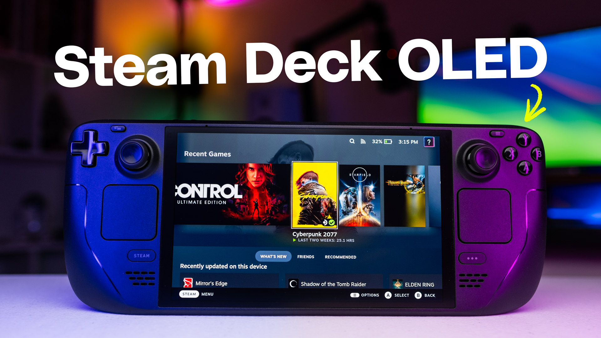 An In Focus Look At The New Steam Deck OLED Controller